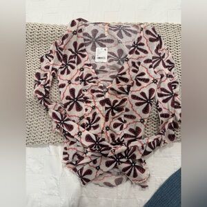 Free People through the meadow long sleeve NWT